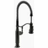 Deals 🎁 KOHLER Tournant™ Single Handle Pull Down Semi-Professional Kitchen Faucet with Three-Function Spray, Magnetic Docking, Sweep Spray and BerrySoft Technology in Oil Rubbed Bronze ⌛ -Kitchen and bathroom Sale Query 100