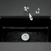 Discount 😉 KOHLER Cape Dory® 33 x 22 in. 5 Hole Cast Iron Single Bowl Undermount Kitchen Sink in Black Black™ 👏 -Kitchen and bathroom Sale Query 131