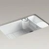 Hot Sale 🔔 KOHLER Riverby® 33 x 22 in. 5 Hole Cast Iron Single Bowl Undermount Kitchen Sink in White - Accessories Included 🧨 1 Hot Sale 🔔 KOHLER Riverby® 33 x 22 in. 5 Hole Cast Iron Single Bowl Undermount Kitchen Sink in White - Accessories Included 🧨 -Kitchen and bathroom Sale Query 136