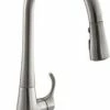 Promo ✨ KOHLER Simplice® Single Handle Pull Down Kitchen Faucet with Three-Function Spray, Magnetic Docking and Sweep Spray Technology in Vibrant® Stainless 😉 -Kitchen and bathroom Sale Query 16