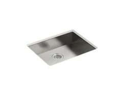 Deals 😍 KOHLER Vault™ 25 x 22 in. No-Hole Single Bowl Undermount Kitchen Sink in Stainless Steel 😉