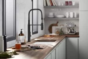 New 😀 KOHLER Purist® Single Handle Kitchen Faucet with Three-Function Spray and Magnetic Docking in Matte Black 💯 4 New 😀 KOHLER Purist® Single Handle Kitchen Faucet with Three-Function Spray and Magnetic Docking in Matte Black 💯 - Image 2