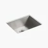 Best reviews of 🧨 KOHLER Vault™ 25 x 22 in. No Hole Stainless Steel Single Bowl Dual Mount Kitchen Sink 🔔 -Kitchen and bathroom Sale Query 196