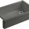 Cheap 🛒 KOHLER Whitehaven® 35-11/16 x 21-9/16 in. Cast Iron Single Bowl Farmhouse Kitchen Sink in Thunder™ Grey ✔️ 2 Cheap 🛒 KOHLER Whitehaven® 35-11/16 x 21-9/16 in. Cast Iron Single Bowl Farmhouse Kitchen Sink in Thunder™ Grey ✔️ -Kitchen and bathroom Sale Query 2