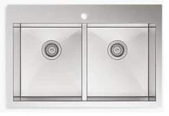Best Pirce 😉 KOHLER Vault™ 33 x 22 in. 1-Hole Stainless Steel Double Bowl Dual Mount Kitchen Sink with Sound Dampening ❤️ -Kitchen and bathroom Sale Query 201