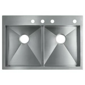 Deals 🛒 KOHLER Vault™ 33 x 22 in. 3-Hole Stainless Steel Double Bowl Dual Mount Kitchen Sink with Sound Dampening 🔥 3 Deals 🛒 KOHLER Vault™ 33 x 22 in. 3-Hole Stainless Steel Double Bowl Dual Mount Kitchen Sink with Sound Dampening 🔥