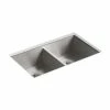 Brand new ✔️ KOHLER Vault™ 33 x 22 in. Stainless Steel Double Bowl Dual Mount Kitchen Sink with Sound Dampening 💯 2 Brand new ✔️ KOHLER Vault™ 33 x 22 in. Stainless Steel Double Bowl Dual Mount Kitchen Sink with Sound Dampening 💯 -Kitchen and bathroom Sale Query 206