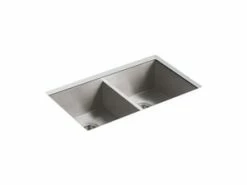 Brand new ✔️ KOHLER Vault™ 33 x 22 in. Stainless Steel Double Bowl Dual Mount Kitchen Sink with Sound Dampening 💯