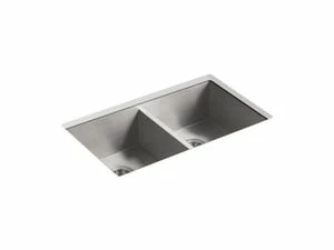 Brand new ✔️ KOHLER Vault™ 33 x 22 in. Stainless Steel Double Bowl Dual Mount Kitchen Sink with Sound Dampening 💯 3 Brand new ✔️ KOHLER Vault™ 33 x 22 in. Stainless Steel Double Bowl Dual Mount Kitchen Sink with Sound Dampening 💯