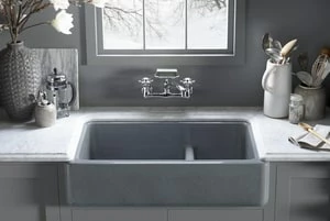 Promo 🧨 KOHLER Whitehaven® 35-1/2 x 21-9/16 in. Cast Iron Double Bowl Farmhouse Kitchen Sink with Smart Divide in White ✔️ 3 Promo 🧨 KOHLER Whitehaven® 35-1/2 x 21-9/16 in. Cast Iron Double Bowl Farmhouse Kitchen Sink with Smart Divide in White ✔️