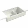 Best reviews of 😀 KOHLER Whitehaven® 35-1/2 x 21-9/16 in. Cast Iron Double Bowl Farmhouse Kitchen Sink with Smart Divide in Dune 🎁 -Kitchen and bathroom Sale Query 226