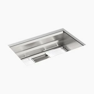 Brand new ❤️ KOHLER Prolific® 29 x 17-3/4 in. No Hole Stainless Steel Single Bowl Undermount Kitchen Sink 😉 3 Brand new ❤️ KOHLER Prolific® 29 x 17-3/4 in. No Hole Stainless Steel Single Bowl Undermount Kitchen Sink 😉