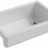 Budget 🛒 KOHLER Whitehaven® 32-1/2 x 21-9/16 in. Cast Iron Single Bowl Farmhouse Kitchen Sink with Short Apron in Ice™ Grey 🛒 1 Budget 🛒 KOHLER Whitehaven® 32-1/2 x 21-9/16 in. Cast Iron Single Bowl Farmhouse Kitchen Sink with Short Apron in Ice™ Grey 🛒 -Kitchen and bathroom Sale Query 243