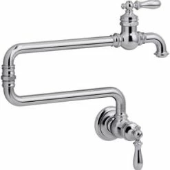 Best Pirce 😀 KOHLER Artifacts® Two Handle Lever Handle Pot Filler in Polished Chrome 🔥