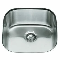 Discount 🔥 KOHLER Undertone® 19-5/8 x 19-5/8 in. No Hole Stainless Steel Single Bowl Undermount Kitchen Sink 😉