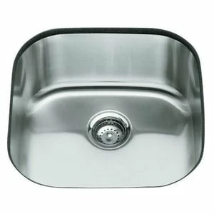 Discount 🔥 KOHLER Undertone® 19-5/8 x 19-5/8 in. No Hole Stainless Steel Single Bowl Undermount Kitchen Sink 😉 3 Discount 🔥 KOHLER Undertone® 19-5/8 x 19-5/8 in. No Hole Stainless Steel Single Bowl Undermount Kitchen Sink 😉