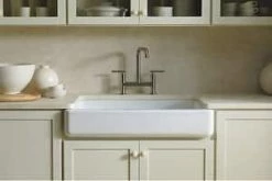 Cheapest 😀 KOHLER Whitehaven® 35-1/2 x 21-9/16 in. Cast Iron Single Bowl Farmhouse Kitchen Sink with Short Apron in White 🔔 -Kitchen and bathroom Sale Query 30