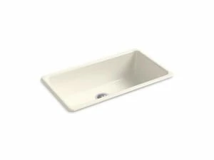 Buy 💯 KOHLER Iron/Tones® 33 x 18-3/4 in. No-Hole Cast Iron Single Bowl Dual Mount Kitchen Sink in Biscuit 🧨 3 Buy 💯 KOHLER Iron/Tones® 33 x 18-3/4 in. No-Hole Cast Iron Single Bowl Dual Mount Kitchen Sink in Biscuit 🧨