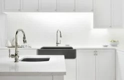 Kitchen and bathroom Sale 18 Cheap 🎉 KOHLER Artifacts® Single Handle Pull Down Kitchen Faucet with Three-Function Spray, Magnetic Docking and Sweep Spray Technology in Vibrant® Polished Nickel 🎁