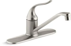 Outlet 🔥 KOHLER Coralais® Single Handle Kitchen Faucet in Vibrant® Brushed Nickel 🔥 3 Outlet 🔥 KOHLER Coralais® Single Handle Kitchen Faucet in Vibrant® Brushed Nickel 🔥