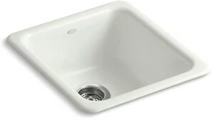 Cheap 🔥 KOHLER Iron/Tones® 17 x 18-3/4 in. No Hole Cast Iron Single Bowl Dual Mount Kitchen Sink in Dune 🔥 3 Cheap 🔥 KOHLER Iron/Tones® 17 x 18-3/4 in. No Hole Cast Iron Single Bowl Dual Mount Kitchen Sink in Dune 🔥