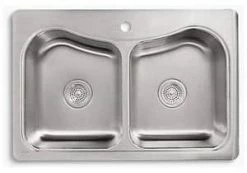 Cheap ✨ KOHLER Staccato™ 33 x 22 in. 1-Hole Stainless Steel Double Bowl Drop-in Kitchen Sink with Sound Dampening 🥰 8 Cheap ✨ KOHLER Staccato™ 33 x 22 in. 1-Hole Stainless Steel Double Bowl Drop-in Kitchen Sink with Sound Dampening 🥰 -Kitchen and bathroom Sale Query 326