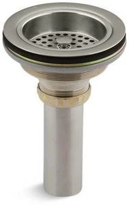 Wholesale 🎁 KOHLER Duostrainer® Brass Basket Strainer with Tailpiece in Vibrant® Brushed Nickel 👍
