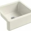 Cheapest 🤩 KOHLER Whitehaven® 23-1/2 x 21-9/16 in. Cast Iron Single Bowl Farmhouse Kitchen Sink in Biscuit 🛒 1 Cheapest 🤩 KOHLER Whitehaven® 23-1/2 x 21-9/16 in. Cast Iron Single Bowl Farmhouse Kitchen Sink in Biscuit 🛒 -Kitchen and bathroom Sale Query 351