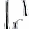 Wholesale 👍 KOHLER Simplice® Single Handle Pull Down Kitchen Faucet with Three-Function Spray, Magnetic Docking and Sweep Spray Technology in Polished Chrome ❤️ -Kitchen and bathroom Sale Query 357