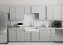 Deals 💯 KOHLER Whitehaven® 35-1/2 x 21-9/16 in. Cast Iron Single Bowl Farmhouse Kitchen Sink with Short Apron in Sea Salt™ 🔥 -Kitchen and bathroom Sale Query 37