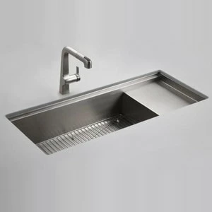 New 🔥 KOHLER Stages™ 45 x 18-1/2 in. No Hole Stainless Steel Single Bowl Undermount Kitchen Sink 🌟 3 New 🔥 KOHLER Stages™ 45 x 18-1/2 in. No Hole Stainless Steel Single Bowl Undermount Kitchen Sink 🌟