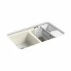 Best reviews of 🌟 KOHLER Riverby® 33 x 22 in. 5-Hole Cast Iron Double Bowl Undermount Kitchen Sink in Biscuit 😉 2 Best reviews of 🌟 KOHLER Riverby® 33 x 22 in. 5-Hole Cast Iron Double Bowl Undermount Kitchen Sink in Biscuit 😉 -Kitchen and bathroom Sale Query 423
