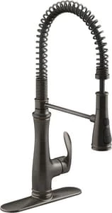 Cheapest 🔔 KOHLER Bellera® Single Handle Lever Deck Mount Semi professional faucet in Oil Rubbed Bronze 💯