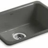 Hot Sale š KOHLER Iron/TonesĀ® 24-1/4 x 18-3/4 in. No Hole Cast Iron Single Bowl Dual Mount Kitchen Sink in Thunder⢠Grey š 2 Hot Sale š KOHLER Iron/TonesĀ® 24-1/4 x 18-3/4 in. No Hole Cast Iron Single Bowl Dual Mount Kitchen Sink in Thunder⢠Grey š -Kitchen and bathroom Sale Query 465