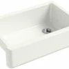Wholesale 😉 KOHLER Whitehaven® 32-11/16 x 21-9/16 in Cast Iron Single Bowl Farmhouse Kitchen Sink for Apron Front or Undermount Installation in Dune 🎁 2 Wholesale 😉 KOHLER Whitehaven® 32-11/16 x 21-9/16 in Cast Iron Single Bowl Farmhouse Kitchen Sink for Apron Front or Undermount Installation in Dune 🎁 -Kitchen and bathroom Sale Query 48
