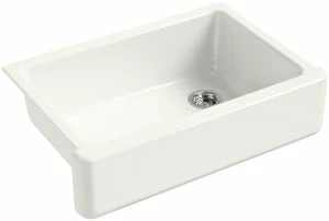Wholesale 😉 KOHLER Whitehaven® 32-11/16 x 21-9/16 in Cast Iron Single Bowl Farmhouse Kitchen Sink for Apron Front or Undermount Installation in Dune 🎁 3 Wholesale 😉 KOHLER Whitehaven® 32-11/16 x 21-9/16 in Cast Iron Single Bowl Farmhouse Kitchen Sink for Apron Front or Undermount Installation in Dune 🎁