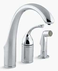 Brand new 🎉 KOHLER Forte® Single Handle Kitchen Faucet with Side Spray in Polished Chrome ⭐