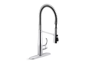 Best Sale 🎉 KOHLER Simplice® Single Handle Pull Down Semi-Professional Kitchen Faucet with Three-Function Spray, Magnetic Docking and MasterClean Technology in Polished Chrome ✨ 3 Best Sale 🎉 KOHLER Simplice® Single Handle Pull Down Semi-Professional Kitchen Faucet with Three-Function Spray, Magnetic Docking and MasterClean Technology in Polished Chrome ✨