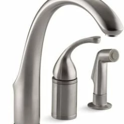 Wholesale 🌟 KOHLER Forte® Single Handle Kitchen Faucet in Vibrant® Stainless ⌛