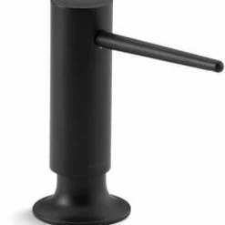 Cheapest 🌟 KOHLER 4-7/16 in. 16 oz Kitchen Soap Dispenser in Matte Black ⭐