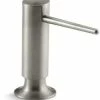 Deals 🧨 KOHLER 4-7/16 in. 16 oz Kitchen Soap Dispenser in Vibrant Brushed Nickel 👍 -Kitchen and bathroom Sale Query 522