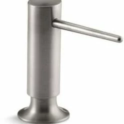 Promo 😍 KOHLER 4-7/16 in. 16 oz Kitchen Soap Dispenser in Vibrant Stainless ⌛