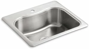 Flash Sale 🥰 KOHLER Staccato™ 25 x 22 in. 1 Hole Stainless Steel Single Bowl Drop-in Kitchen Sink 🧨 3 Flash Sale 🥰 KOHLER Staccato™ 25 x 22 in. 1 Hole Stainless Steel Single Bowl Drop-in Kitchen Sink 🧨