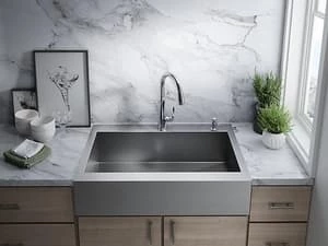 Coupon 🧨 KOHLER Bellera® Single Handle Pull Down Kitchen Faucet with Three-Function Spray, Magnetic Docking and Sweep Spray Technology in Oil Rubbed Bronze 🧨 5 Coupon 🧨 KOHLER Bellera® Single Handle Pull Down Kitchen Faucet with Three-Function Spray, Magnetic Docking and Sweep Spray Technology in Oil Rubbed Bronze 🧨 - Image 3