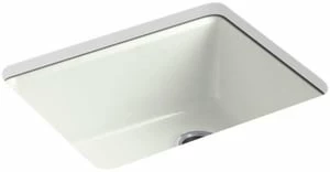 Flash Sale 🛒 KOHLER Riverby® 25 x 22 in. 5 Hole Cast Iron Single Bowl Undermount Kitchen Sink in Dune 🎁 3 Flash Sale 🛒 KOHLER Riverby® 25 x 22 in. 5 Hole Cast Iron Single Bowl Undermount Kitchen Sink in Dune 🎁