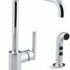 Deals 👍 KOHLER Purist® Single Handle Kitchen Faucet in Polished Chrome 👍 1 Deals 👍 KOHLER Purist® Single Handle Kitchen Faucet in Polished Chrome 👍 -Kitchen and bathroom Sale Query 587