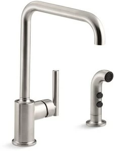 Deals 😀 KOHLER Purist® Single Handle Kitchen Faucet in Vibrant® Stainless 🔥 3 Deals 😀 KOHLER Purist® Single Handle Kitchen Faucet in Vibrant® Stainless 🔥