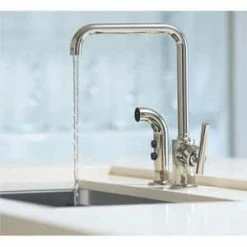 Deals 😀 KOHLER Purist® Single Handle Kitchen Faucet in Vibrant® Stainless 🔥 5 Deals 😀 KOHLER Purist® Single Handle Kitchen Faucet in Vibrant® Stainless 🔥 -Kitchen and bathroom Sale Query 592