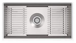Budget 🌟 KOHLER Prolific® 33 x 17-3/4 in. Stainless Steel Single Bowl Undermount Workstation Kitchen Sink with SilentShield Sound Dampening - Includes Cutting Board, Racks, Colander and Washbin 🧨 4 Budget 🌟 KOHLER Prolific® 33 x 17-3/4 in. Stainless Steel Single Bowl Undermount Workstation Kitchen Sink with SilentShield Sound Dampening - Includes Cutting Board, Racks, Colander and Washbin 🧨 - Image 2