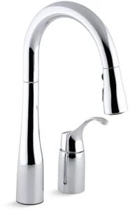 Best Pirce 🔥 KOHLER Simplice® Single Handle Pull Down Kitchen Faucet in Polished Chrome 🔥